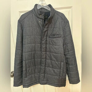 Banana Republic Quilted Jacket size large dark gray